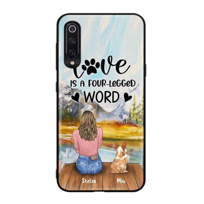 Custom Personalized Pet Mom/Pet Dad Phone Case - Gift for Dog Lovers/Cat Lovers - Up to 4 Pets - Life is better with fur babies