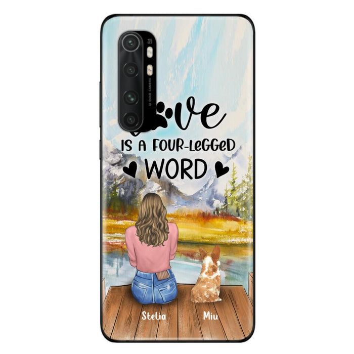 Custom Personalized Pet Mom/Pet Dad Phone Case - Gift for Dog Lovers/Cat Lovers - Up to 4 Pets - Life is better with fur babies