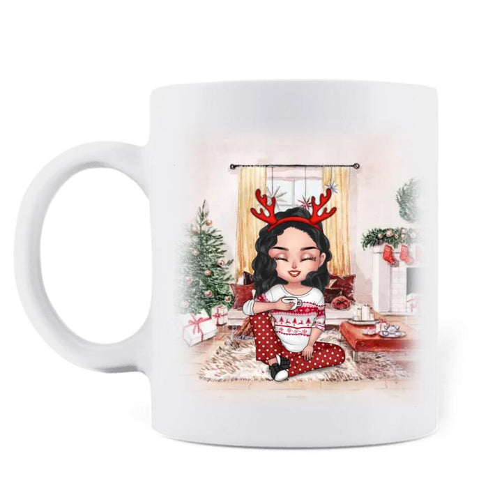 Custom Personalized Christmas Coffee Mug - Gift Idea For Christmas/ Friends - Emily's Hallmark Christmas Movie Watching Mug