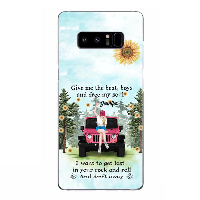 Custom Personalized Off-road Girl Phone Case - Case For iPhone and Samsung - I Want To Get Lost In Your Rock and Roll