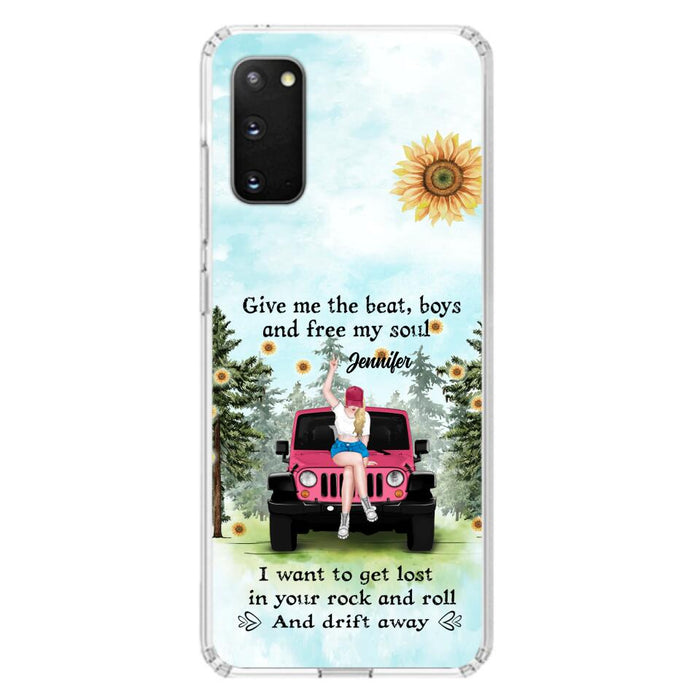 Custom Personalized Off-road Girl Phone Case - Case For iPhone and Samsung - I Want To Get Lost In Your Rock and Roll