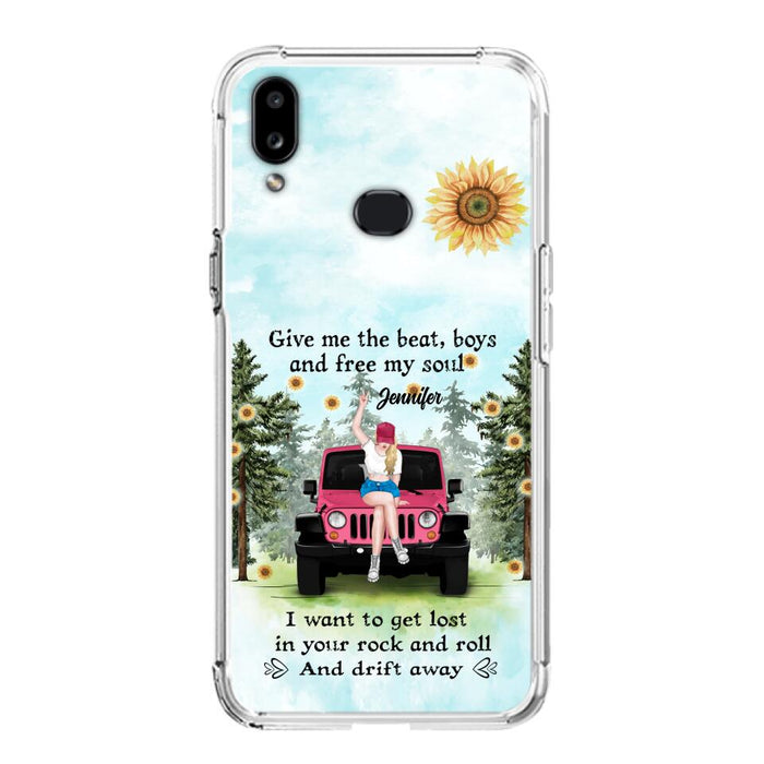 Custom Personalized Off-road Girl Phone Case - Case For iPhone and Samsung - I Want To Get Lost In Your Rock and Roll