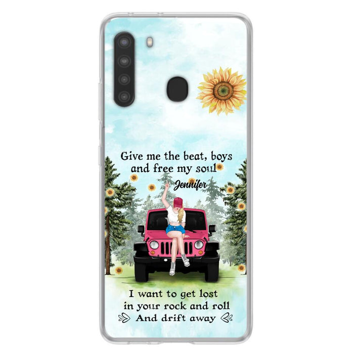 Custom Personalized Off-road Girl Phone Case - Case For iPhone and Samsung - I Want To Get Lost In Your Rock and Roll