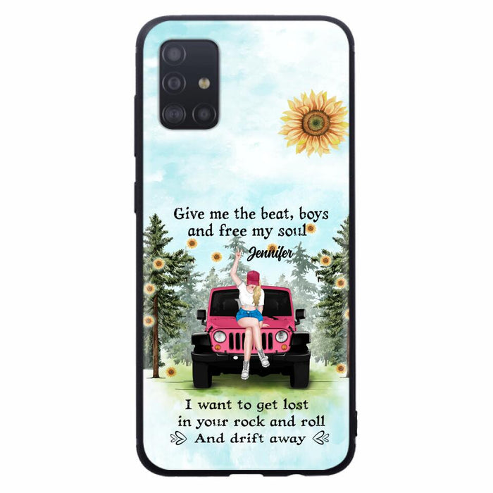 Custom Personalized Off-road Girl Phone Case - Case For iPhone and Samsung - I Want To Get Lost In Your Rock and Roll