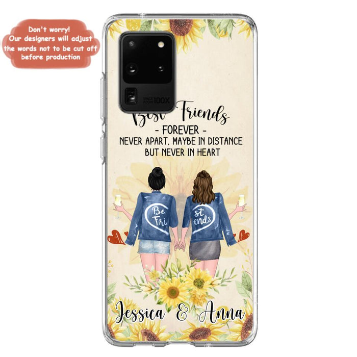 Custom Personalized Friends Phone Case - Upto 4 Besties - Gift Idea For Best Friends - Best Friends Forever - Case for iPhone/Samsung