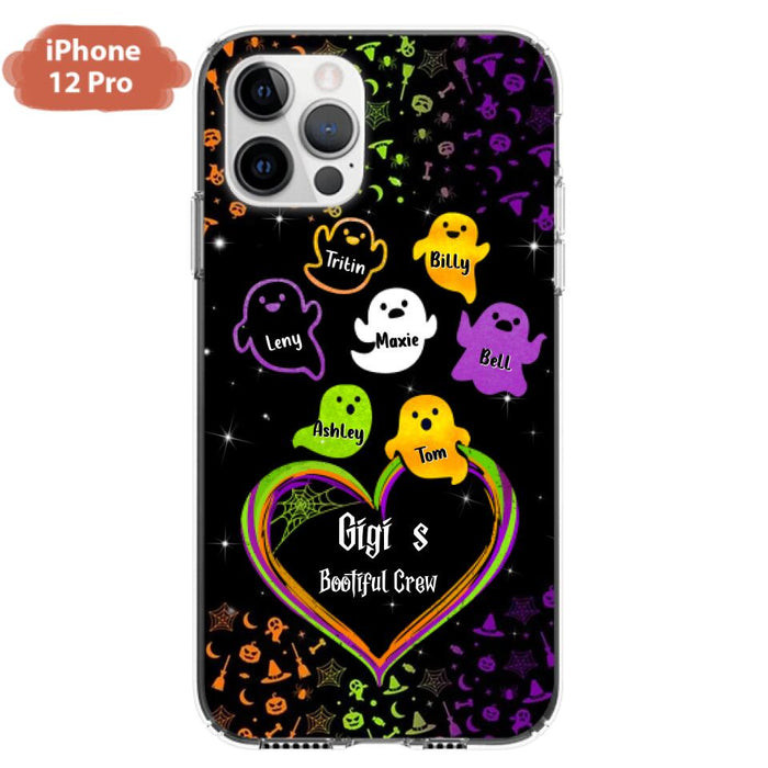 Custom Personalized Gigi's Bootiful Crew iPhone/Samsung Phone case - Halloween Gift for Grandma and grandkids - Up to 7 Grandkids