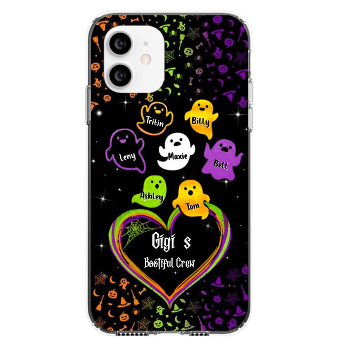 Custom Personalized Gigi's Bootiful Crew iPhone/Samsung Phone case - Halloween Gift for Grandma and grandkids - Up to 7 Grandkids