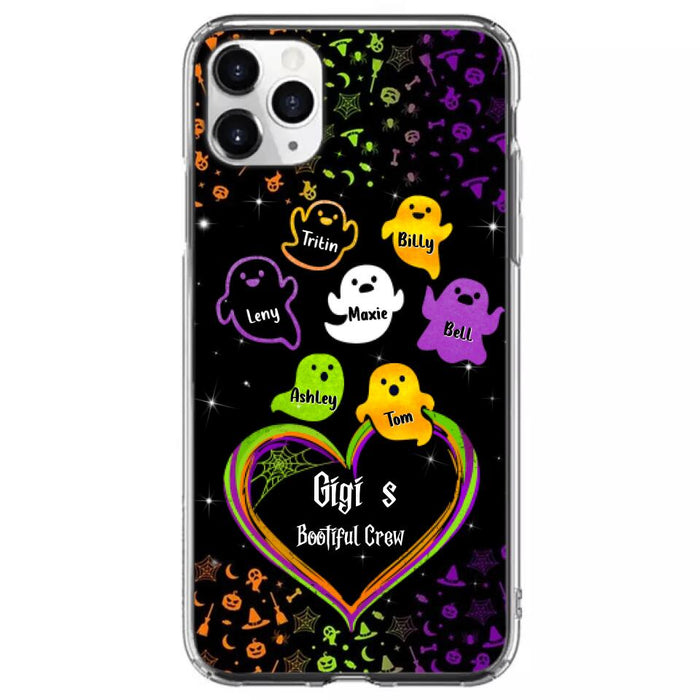 Custom Personalized Gigi's Bootiful Crew iPhone/Samsung Phone case - Halloween Gift for Grandma and grandkids - Up to 7 Grandkids