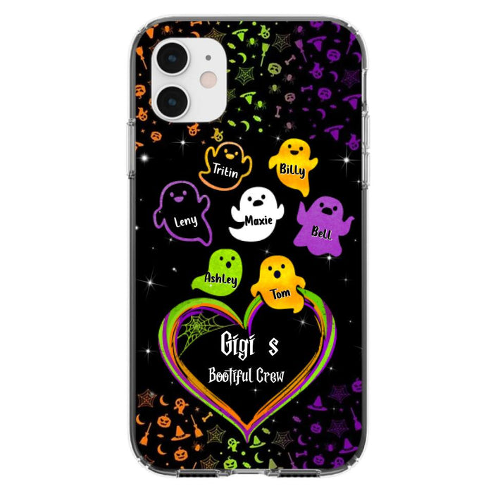 Custom Personalized Gigi's Bootiful Crew iPhone/Samsung Phone case - Halloween Gift for Grandma and grandkids - Up to 7 Grandkids