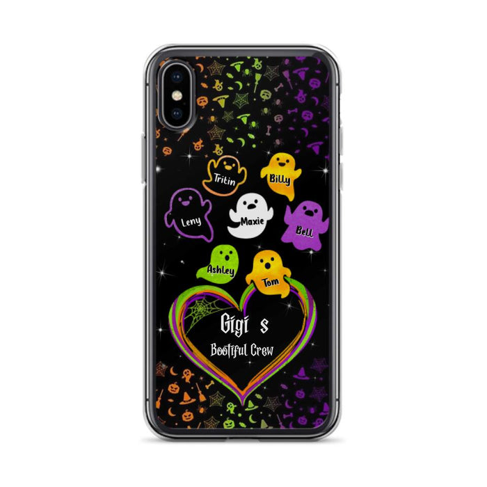 Custom Personalized Gigi's Bootiful Crew iPhone/Samsung Phone case - Halloween Gift for Grandma and grandkids - Up to 7 Grandkids