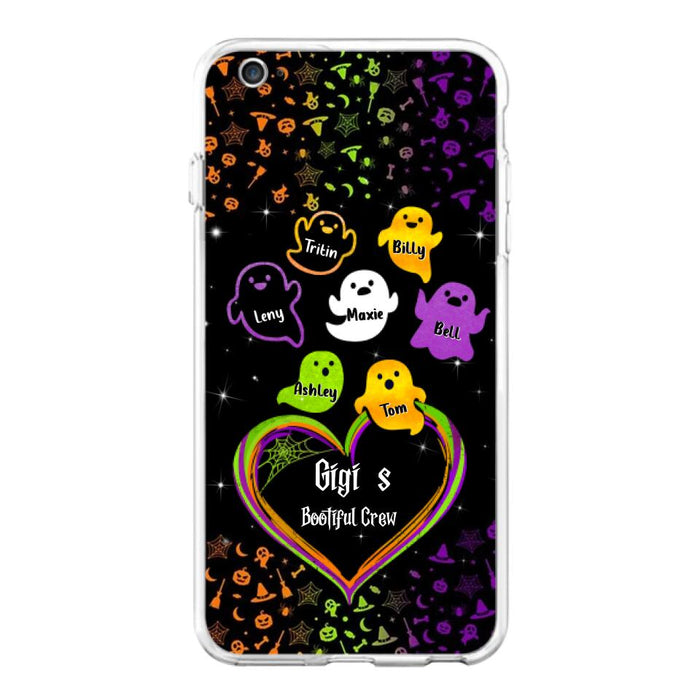 Custom Personalized Gigi's Bootiful Crew iPhone/Samsung Phone case - Halloween Gift for Grandma and grandkids - Up to 7 Grandkids