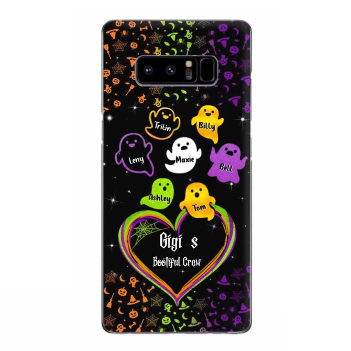 Custom Personalized Gigi's Bootiful Crew iPhone/Samsung Phone case - Halloween Gift for Grandma and grandkids - Up to 7 Grandkids