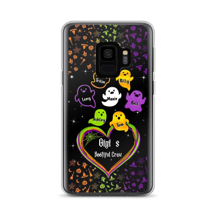 Custom Personalized Gigi's Bootiful Crew iPhone/Samsung Phone case - Halloween Gift for Grandma and grandkids - Up to 7 Grandkids