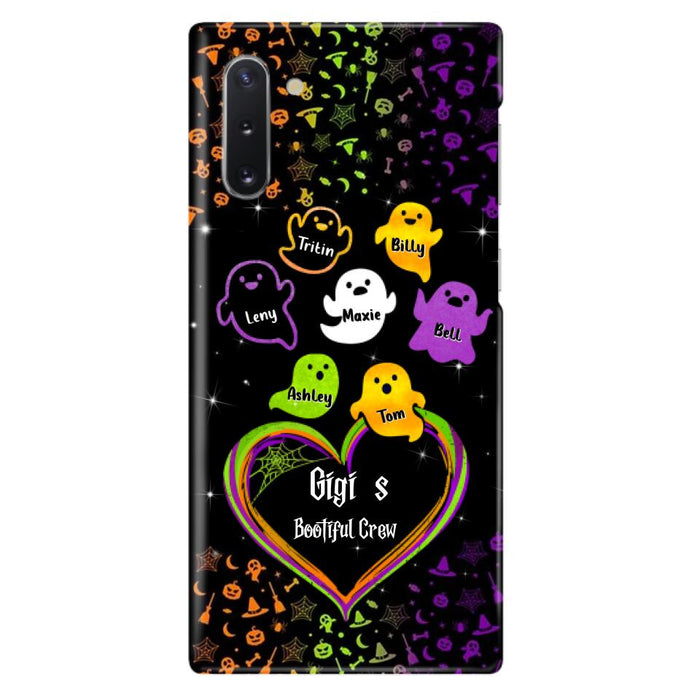 Custom Personalized Gigi's Bootiful Crew iPhone/Samsung Phone case - Halloween Gift for Grandma and grandkids - Up to 7 Grandkids