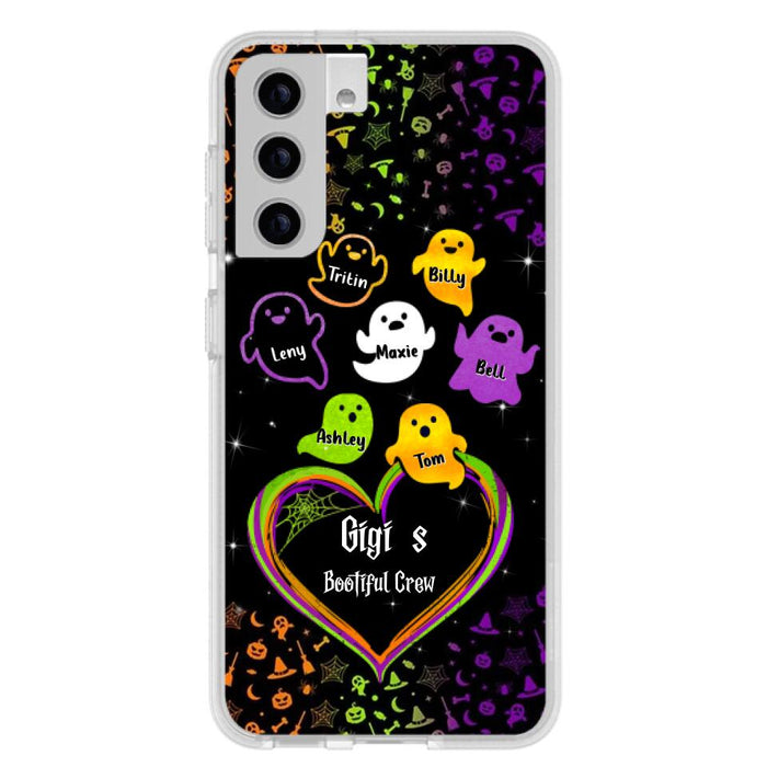 Custom Personalized Gigi's Bootiful Crew iPhone/Samsung Phone case - Halloween Gift for Grandma and grandkids - Up to 7 Grandkids