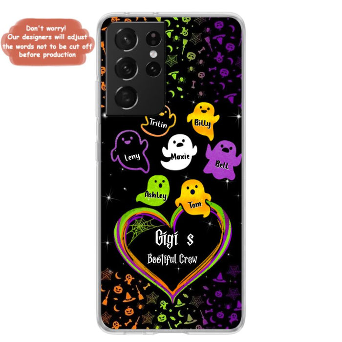 Custom Personalized Gigi's Bootiful Crew iPhone/Samsung Phone case - Halloween Gift for Grandma and grandkids - Up to 7 Grandkids