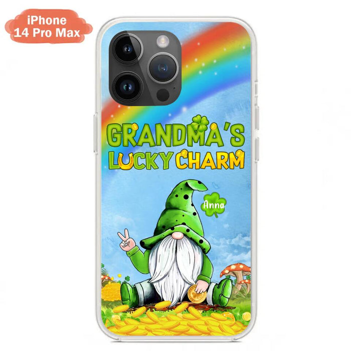 Custom Personalized iPhone Case/Samsung Case - Gift for Grandmother - Grandma's Lucky Charms Phone Case - Up to 6 Grandkids