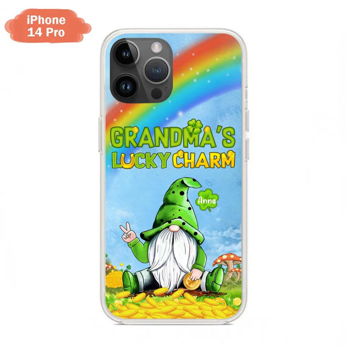 Custom Personalized iPhone Case/Samsung Case - Gift for Grandmother - Grandma's Lucky Charms Phone Case - Up to 6 Grandkids