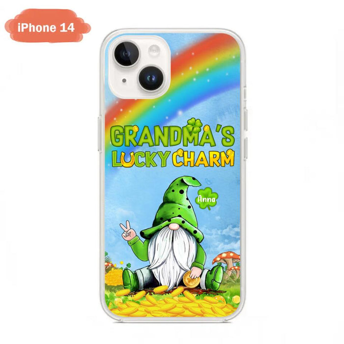 Custom Personalized iPhone Case/Samsung Case - Gift for Grandmother - Grandma's Lucky Charms Phone Case - Up to 6 Grandkids