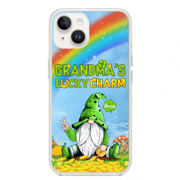 Custom Personalized iPhone Case/Samsung Case - Gift for Grandmother - Grandma's Lucky Charms Phone Case - Up to 6 Grandkids