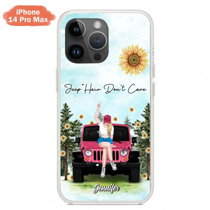 Custom Personalized Off-road Girl Phone Case For iPhone & Samsung - Gift For Off-road Lover