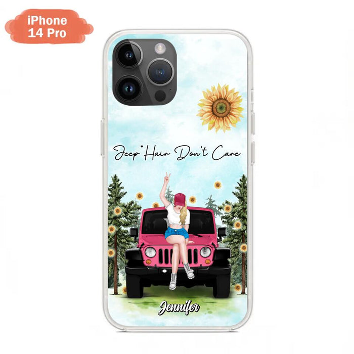 Custom Personalized Off-road Girl Phone Case For iPhone & Samsung - Gift For Off-road Lover