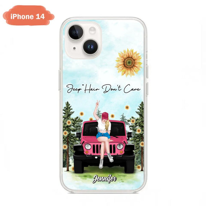 Custom Personalized Off-road Girl Phone Case For iPhone & Samsung - Gift For Off-road Lover