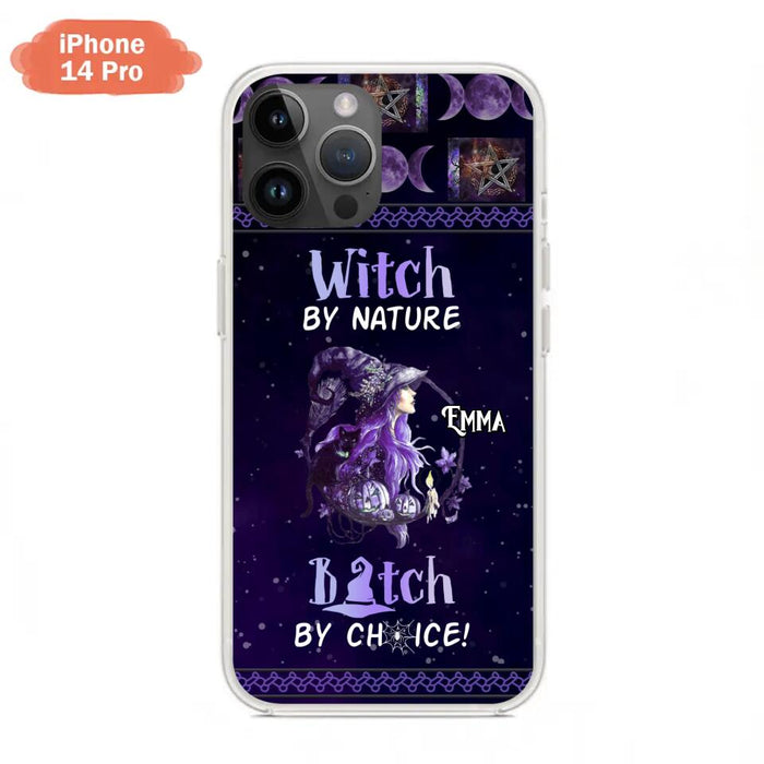 Custom Personalized Witch Phone Case - Halloween Gift Idea For Friends - Case for iPhone & Samsung