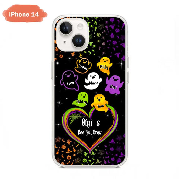 Custom Personalized Gigi's Bootiful Crew iPhone/Samsung Phone case - Halloween Gift for Grandma and grandkids - Up to 7 Grandkids