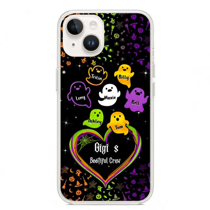 Custom Personalized Gigi's Bootiful Crew iPhone/Samsung Phone case - Halloween Gift for Grandma and grandkids - Up to 7 Grandkids