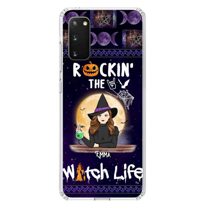 Custom Personalized Witch Phone Case - Halloween Gift Idea - Rockin' The Witch Life - Case For iPhone/Samsung