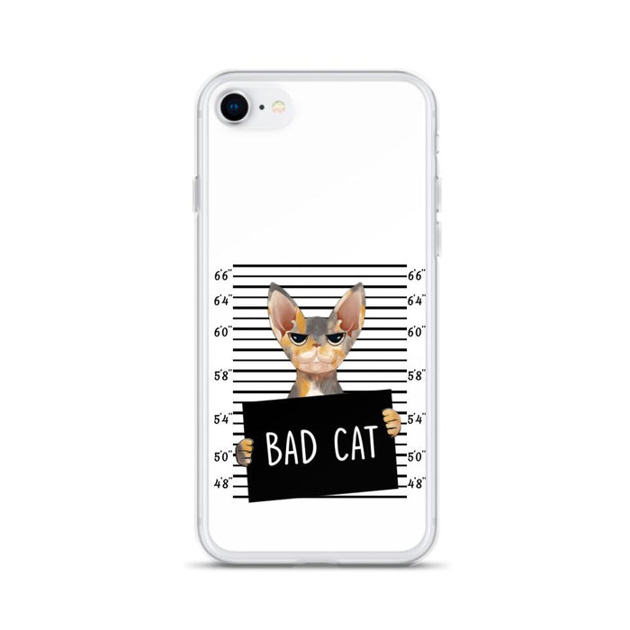 Custom Personalized Bad Cat Phone Case - Upto 2 Cats - Gift Idea For Cat Lover - Yes, We're Aware Of How Obnoxious - Case For iPhone And Samsung