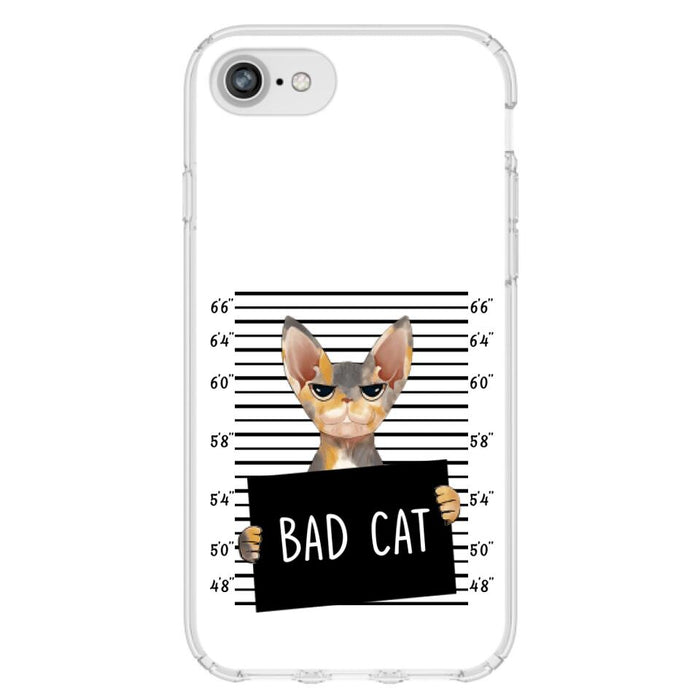 Custom Personalized Bad Cat Phone Case - Upto 2 Cats - Gift Idea For Cat Lover - Yes, We're Aware Of How Obnoxious - Case For iPhone And Samsung