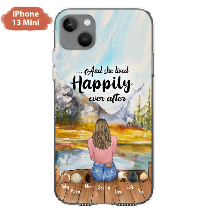 Custom Personalized Pet Phone Case - Gifts For Pet Lovers With 6 Pets - Case for Iphone and  Samsung