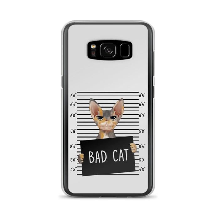 Custom Personalized Bad Cat Phone Case - Upto 2 Cats - Gift Idea For Cat Lover - Yes, We're Aware Of How Obnoxious - Case For iPhone And Samsung