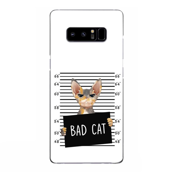 Custom Personalized Bad Cat Phone Case - Upto 2 Cats - Gift Idea For Cat Lover - Yes, We're Aware Of How Obnoxious - Case For iPhone And Samsung