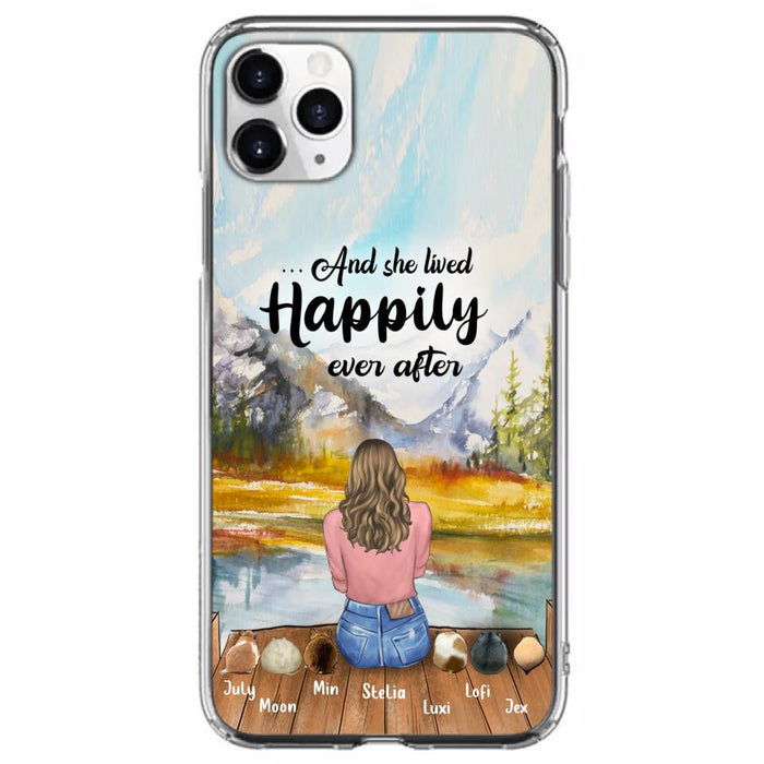 Custom Personalized Pet Phone Case - Gifts For Pet Lovers With 6 Pets - Case for Iphone and  Samsung