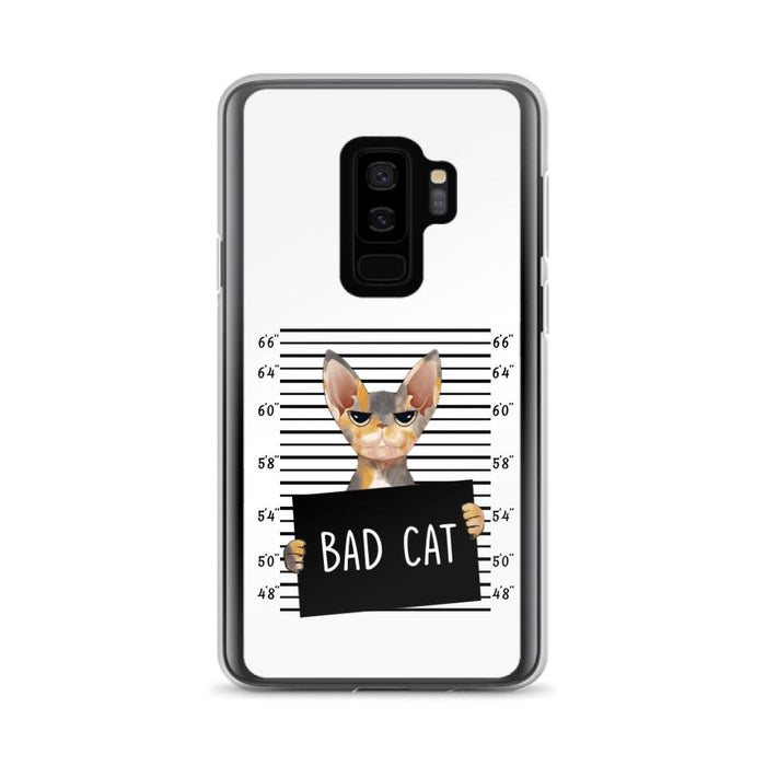 Custom Personalized Bad Cat Phone Case - Upto 2 Cats - Gift Idea For Cat Lover - Yes, We're Aware Of How Obnoxious - Case For iPhone And Samsung