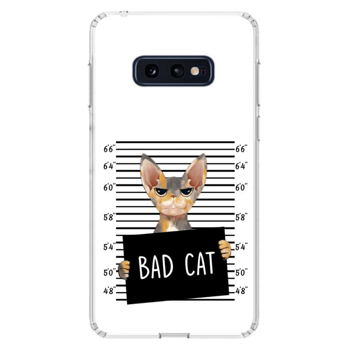 Custom Personalized Bad Cat Phone Case - Upto 2 Cats - Gift Idea For Cat Lover - Yes, We're Aware Of How Obnoxious - Case For iPhone And Samsung