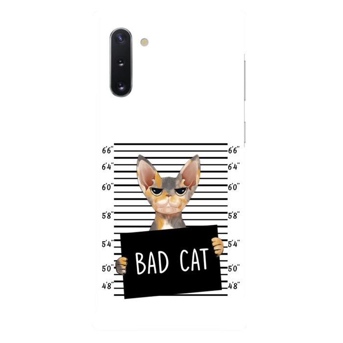 Custom Personalized Bad Cat Phone Case - Upto 2 Cats - Gift Idea For Cat Lover - Yes, We're Aware Of How Obnoxious - Case For iPhone And Samsung