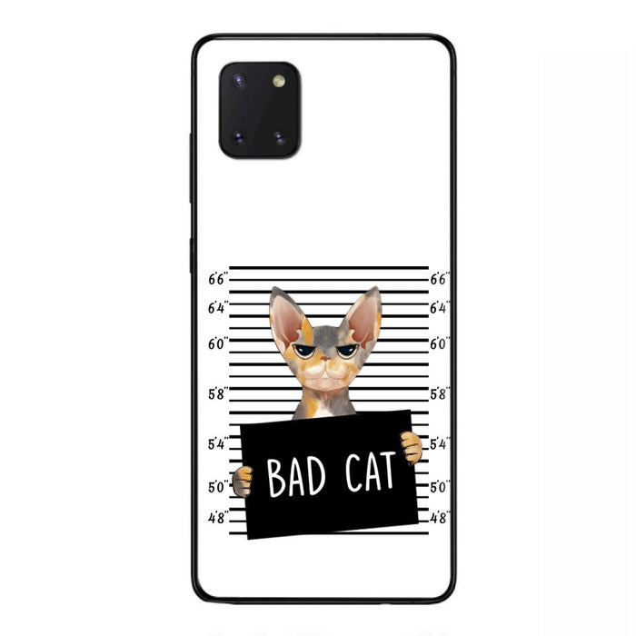 Custom Personalized Bad Cat Phone Case - Upto 2 Cats - Gift Idea For Cat Lover - Yes, We're Aware Of How Obnoxious - Case For iPhone And Samsung