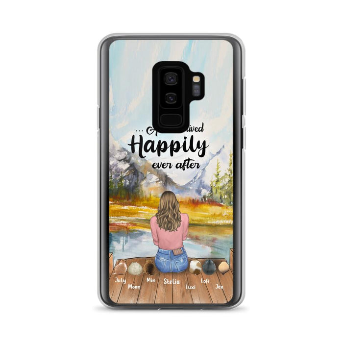 Custom Personalized Pet Phone Case - Gifts For Pet Lovers With 6 Pets - Case for Iphone and  Samsung