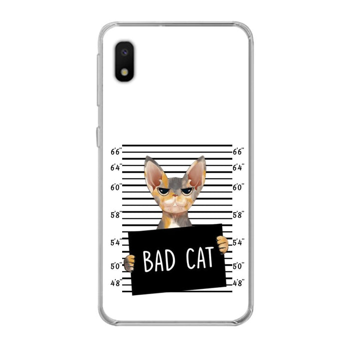 Custom Personalized Bad Cat Phone Case - Upto 2 Cats - Gift Idea For Cat Lover - Yes, We're Aware Of How Obnoxious - Case For iPhone And Samsung