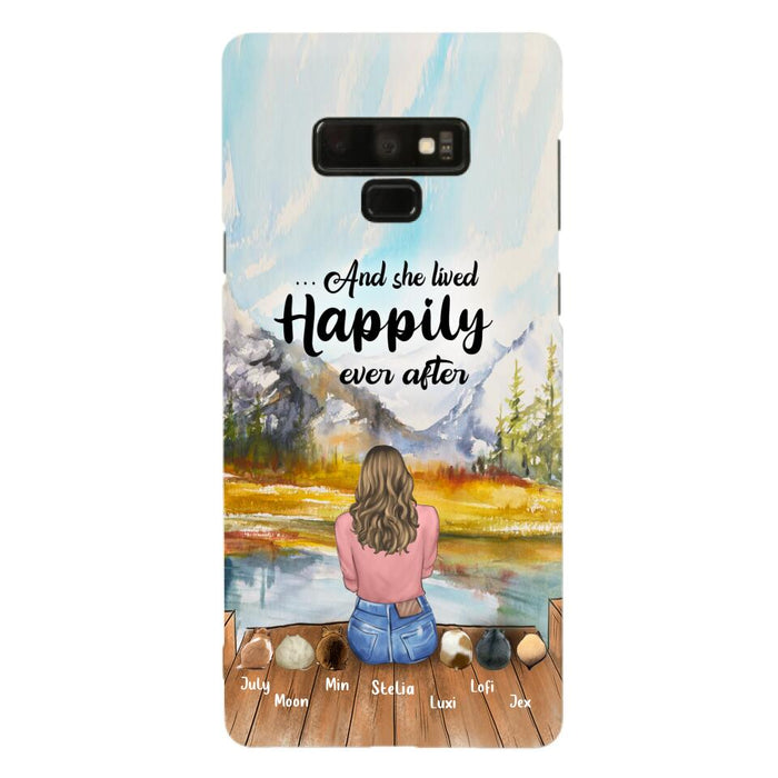 Custom Personalized Pet Phone Case - Gifts For Pet Lovers With 6 Pets - Case for Iphone and  Samsung