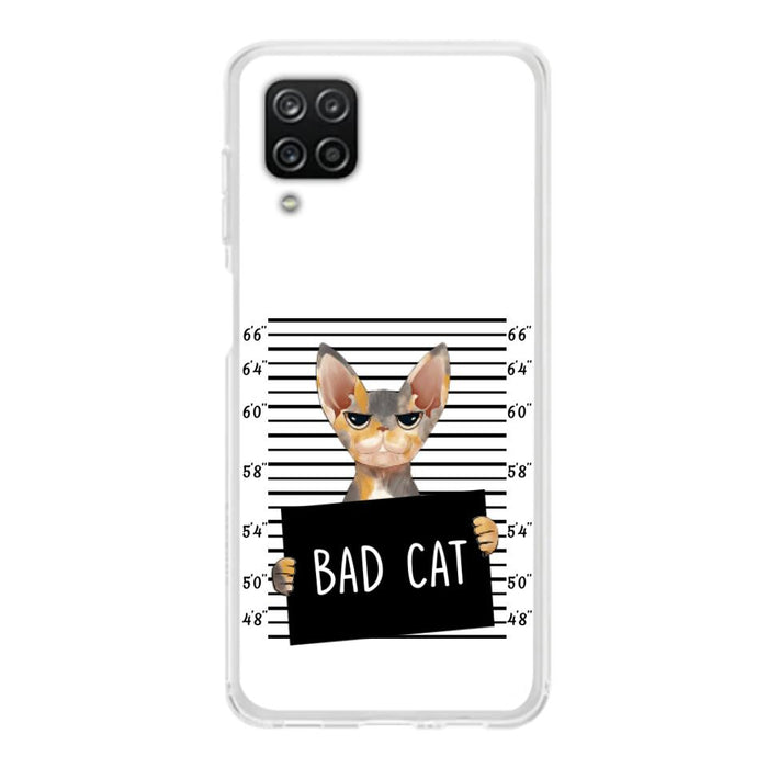 Custom Personalized Bad Cat Phone Case - Upto 2 Cats - Gift Idea For Cat Lover - Yes, We're Aware Of How Obnoxious - Case For iPhone And Samsung