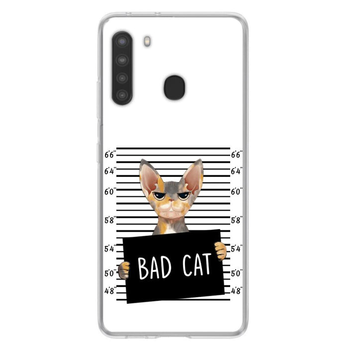 Custom Personalized Bad Cat Phone Case - Upto 2 Cats - Gift Idea For Cat Lover - Yes, We're Aware Of How Obnoxious - Case For iPhone And Samsung