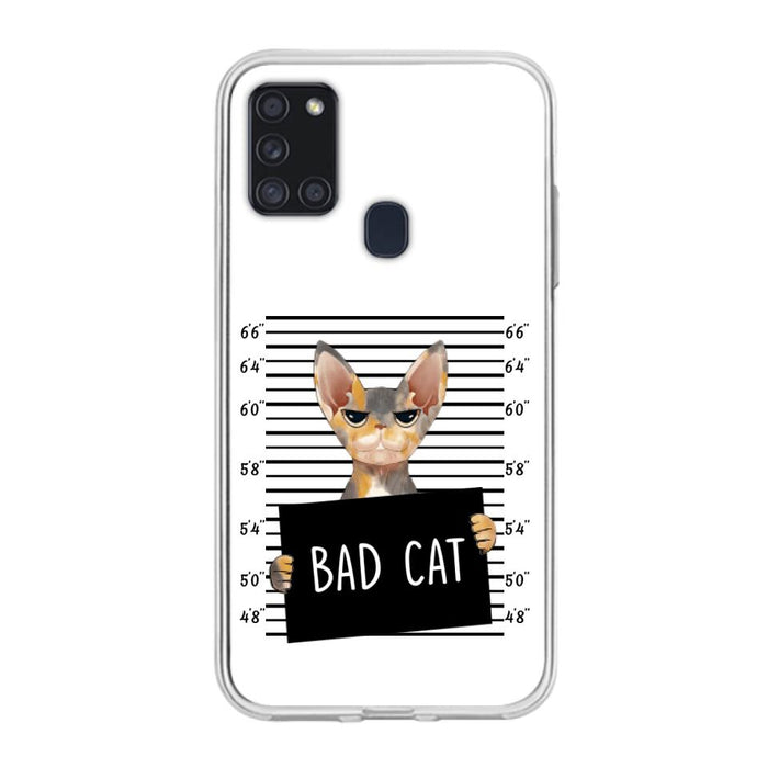 Custom Personalized Bad Cat Phone Case - Upto 2 Cats - Gift Idea For Cat Lover - Yes, We're Aware Of How Obnoxious - Case For iPhone And Samsung