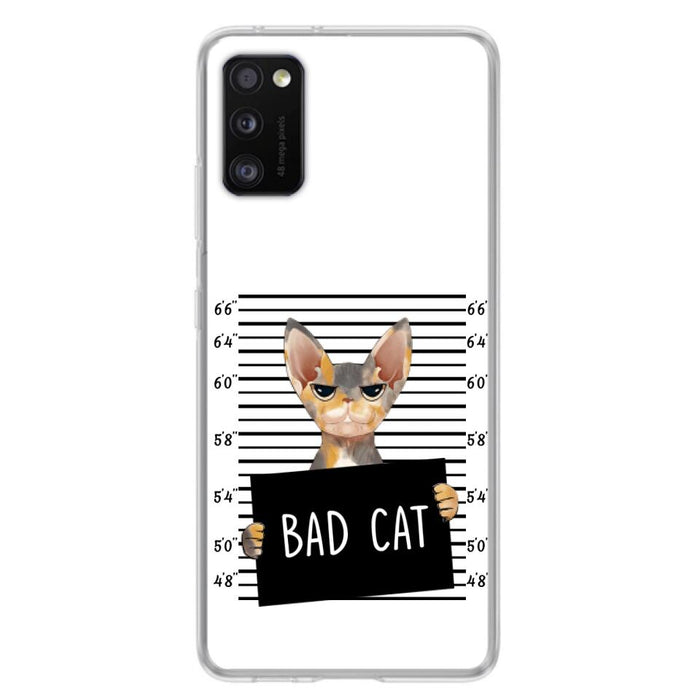 Custom Personalized Bad Cat Phone Case - Upto 2 Cats - Gift Idea For Cat Lover - Yes, We're Aware Of How Obnoxious - Case For iPhone And Samsung