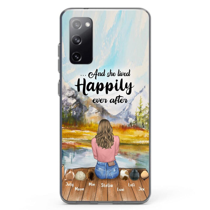 Custom Personalized Pet Phone Case - Gifts For Pet Lovers With 6 Pets - Case for Iphone and  Samsung