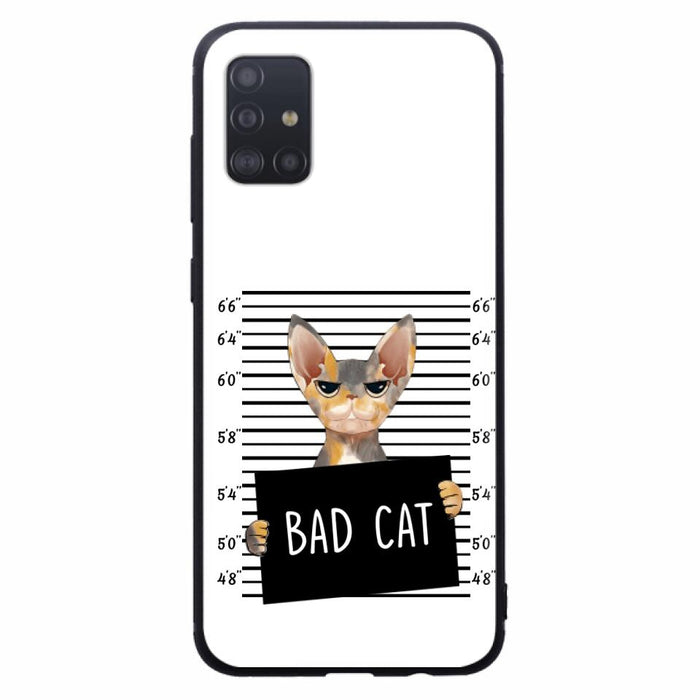 Custom Personalized Bad Cat Phone Case - Upto 2 Cats - Gift Idea For Cat Lover - Yes, We're Aware Of How Obnoxious - Case For iPhone And Samsung